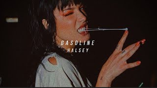 HalseyGasoline slowedreverb lyrics [upl. by Lorilyn]