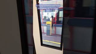 Arriving in Portsmouth South Sea Station  12 November 2024  viralshorts [upl. by Adorl]