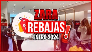 REBAJAS ZARA ENERO 2024  ZARA SALES JANUARY 2024 [upl. by Eeldivad730]