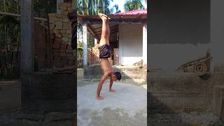 Hand stand push upsyoutubeshorts shorts calisthenics [upl. by Jacquenette481]