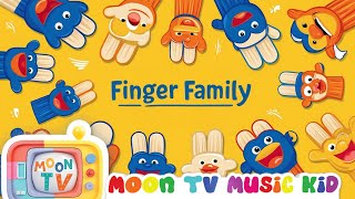 FINGER FAMILY  Animal version  Song for kids [upl. by Esiuolyram]