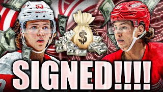 DETROIT RED WINGS SIGN MORITZ SEIDER TO A 7YEAR CONTRACT STEVE YZERMAN DOES IT AGAIN [upl. by Johnson]