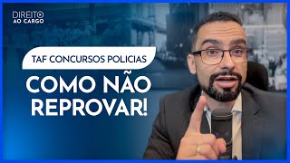 Como não reprovar no TAF em concursos policiais [upl. by Nilya131]