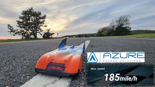 4tec 185mph 6s Azure lipos  Ram Jam Chassis [upl. by Allemrac]