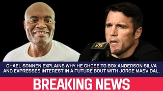 Breaking News  Chael Sonnen Plans To END Anderson Silva For Good Boxing Match With Jorge Masvidal [upl. by Neehar237]