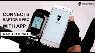 How to Connect Shanren Raptor II Pro Cyclometer with Shanren Sport App [upl. by Novikoff]