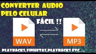 TRANSFORMAR AUDIO DE MP3 PARA WAV E WAV PARA MP3 CONVERTER [upl. by Mackay66]