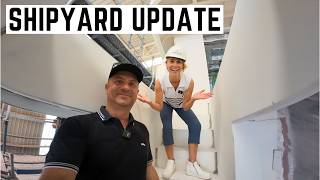 We are BACK😝 ShipYard Update on Our Bering 82 quotADAMASquot [upl. by Kuster]