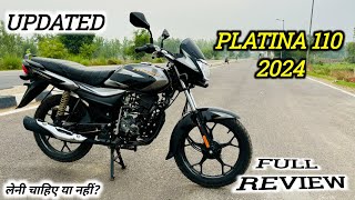 Bajaj Platina 110 Full Review  Bajaj Platina 110 Bike Mileage  Features  Platina vs Splender [upl. by Ashok]