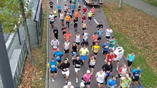 Baden Marathon Karlsruhe Halbmarathon 2022 Video Start km 05 [upl. by Sandor]