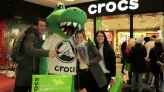 CROCS Store Opening  Guerilla Promotion MyZeil Frankfurt [upl. by Alejandro]