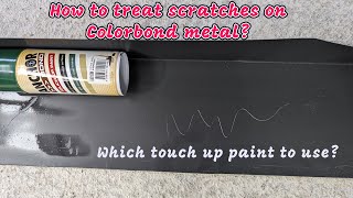 Sydney roof repairs  What to do about scratches on colorbond metal roofs [upl. by Mapel72]