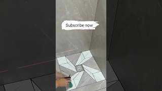 Bathroom floor drain installation flour tiles drain fitting terending shorts viral videos [upl. by Uriia]