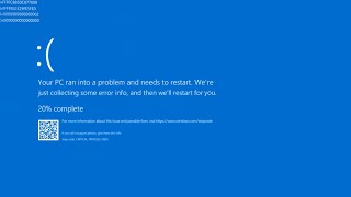 Bsod Windows 10 Version 20242004 complete Critical Process Died Your PC Remake [upl. by Bibbie]