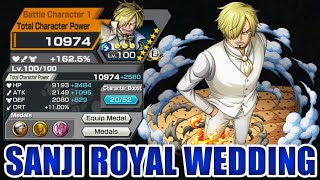 SANJI ROYAL WEDDING GAMEPLAY  ONE PIECE BOUNTY RUSH  OPBR [upl. by Aneeg462]