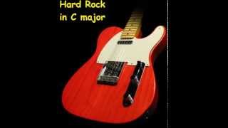 Backing Track Hard Rock in C major [upl. by Jule358]