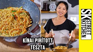 Kínai 🔥PIRÍTOTT🔥 tészta 🥢🌏 [upl. by Mariann]