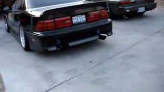 LS400 straight pipe on Flow Masters [upl. by Airb]