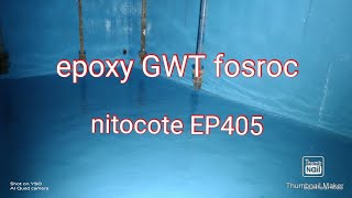 Aplikasi epoxy nitocote EP405 fosroc untuk GWT Aries 081382083054 [upl. by Elysee]