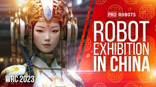 WRC 2023  Chinas largest robot exhibition  Robots and technologies at the exhibition in China [upl. by Yhcir]