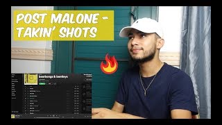 Fire  Post Malone  Takin Shots REACTIONREVIEW [upl. by Assenyl]