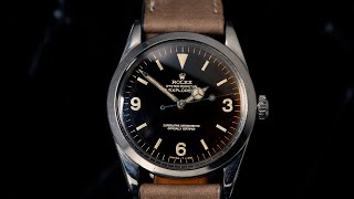 Vintage Rolex 1016 Explorer Tropical Dial Circa 1967 [upl. by Nitsirk]