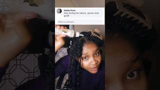 The disrespect😆 fasthairgrowth haircare naturalhair organic viral fyp hairgrowth longhair [upl. by Barbie]