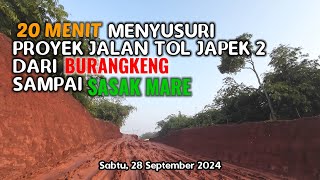 TRABAS MENYUSURI PROYEK JALAN TOL JAKARTA CIKAMPEK 2 DARI BURANGKENG SAMPAI KERTARAHAYU  SEPT 2024 [upl. by Colvert493]