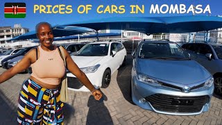 PRICES OF CARS IN MOMBASAKENYA 🇰🇪2024Cars Are Cheaper In Mombasa City [upl. by Houlberg]