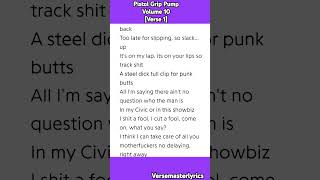 Pistol Grip Pump Volume 10 Verse 1 hiphop rap music lyrics Verse [upl. by Assenay537]