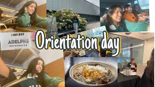 My orientation day😍 Adelphi University తెలుగు ms in usa usa america telugu students master [upl. by Oby]