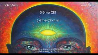 3 ème oeil 6 ème chakra Glande Pinéale ou Oeil dHorus  432 Hz [upl. by Yeniar]