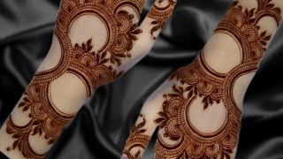 Attractive Back Hand Simple Arabic Mehndi Designs For Begginer ll New Easy Arabic Mehndi Designs [upl. by Yecies]