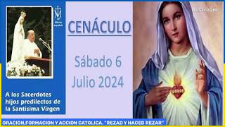 CENACULO DEL PADRE GOBBI Sábado 6 Julio 2024 [upl. by Asa]