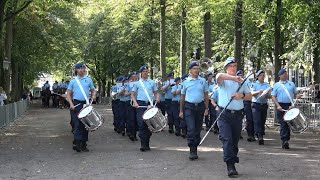 Orkest Kon Marechaussee  Oefening Prinsjesdag Bereden Brigade Kon Marechaussee  2024 [upl. by Naujyt]