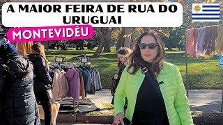 A MAIOR FEIRA DE RUA DO URUGUAI 🇺🇾 montevideo uruguai feira [upl. by Rimidalg]