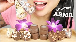 ASMR MINI ICE CREAM CONE  CHOCOLATE ICE CREAM BITE EATING SOUNDS NO TALKING  SASASMR [upl. by Gustav467]