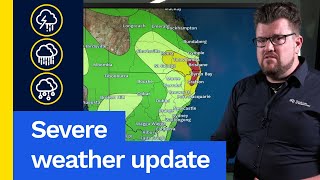 Severe Weather Update 12 November 2024 Severe thunderstorms to impact parts of Qld and NSW [upl. by Beryle]