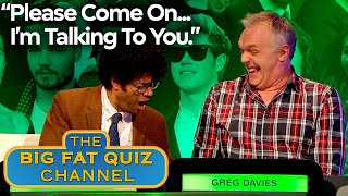 Greg Davies Loses It Over Richard Ayoades Tears For Fears Impression  big Fat Quiz [upl. by Bartholomew]