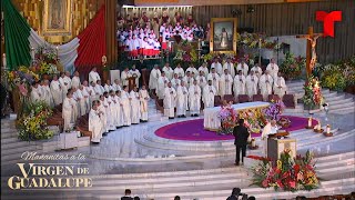 Misa a la Virgen de Guadalupe desde la Basílica de Santa María en Ciudad de México  Al Rojo Vivo [upl. by Llehsim]