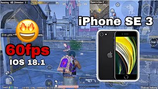 iPhone SE 3 SmoothExtream PUBG Test 2024  I IOS 181  PUBG 34 Update Livik… [upl. by Amoakuh]