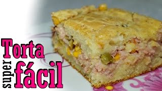 Receita Torta salgada de liquidificador [upl. by Oslec728]