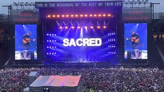 Gerry Cinnamon  Sacred live at Hampden park Glasgow 17072022 [upl. by Lancelle]