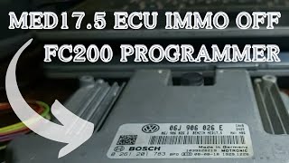 Med175 ECU Immo Off By FC200 Programmer [upl. by Sel]