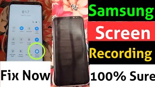 Samsung galaxy screen recorder  sm s8 s8 plus s9 screen recording setting [upl. by Lorena]