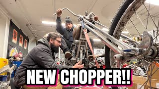 New Shovelhead chopper build [upl. by Ajim]