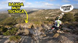 Está BAJADA es todo un RETO  CAÍDA final 😅  ENDURO MTB  ebike [upl. by Hawker]