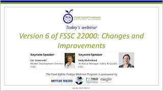 Version 6 of FSSC 22000 Changes and Improvements [upl. by Haerle]