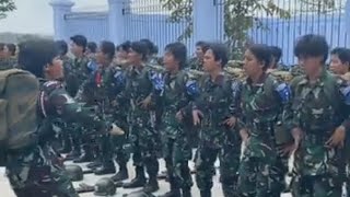 yel2 Bintara wara TNI AU 53 tniau angkatanudara yelyeltni wanita semangatmembara wanitahebat [upl. by Cookie686]