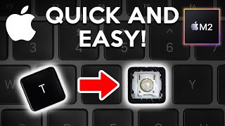 How to Remove M2 Macbook Air Keys cleaning or replacement [upl. by Cassie]